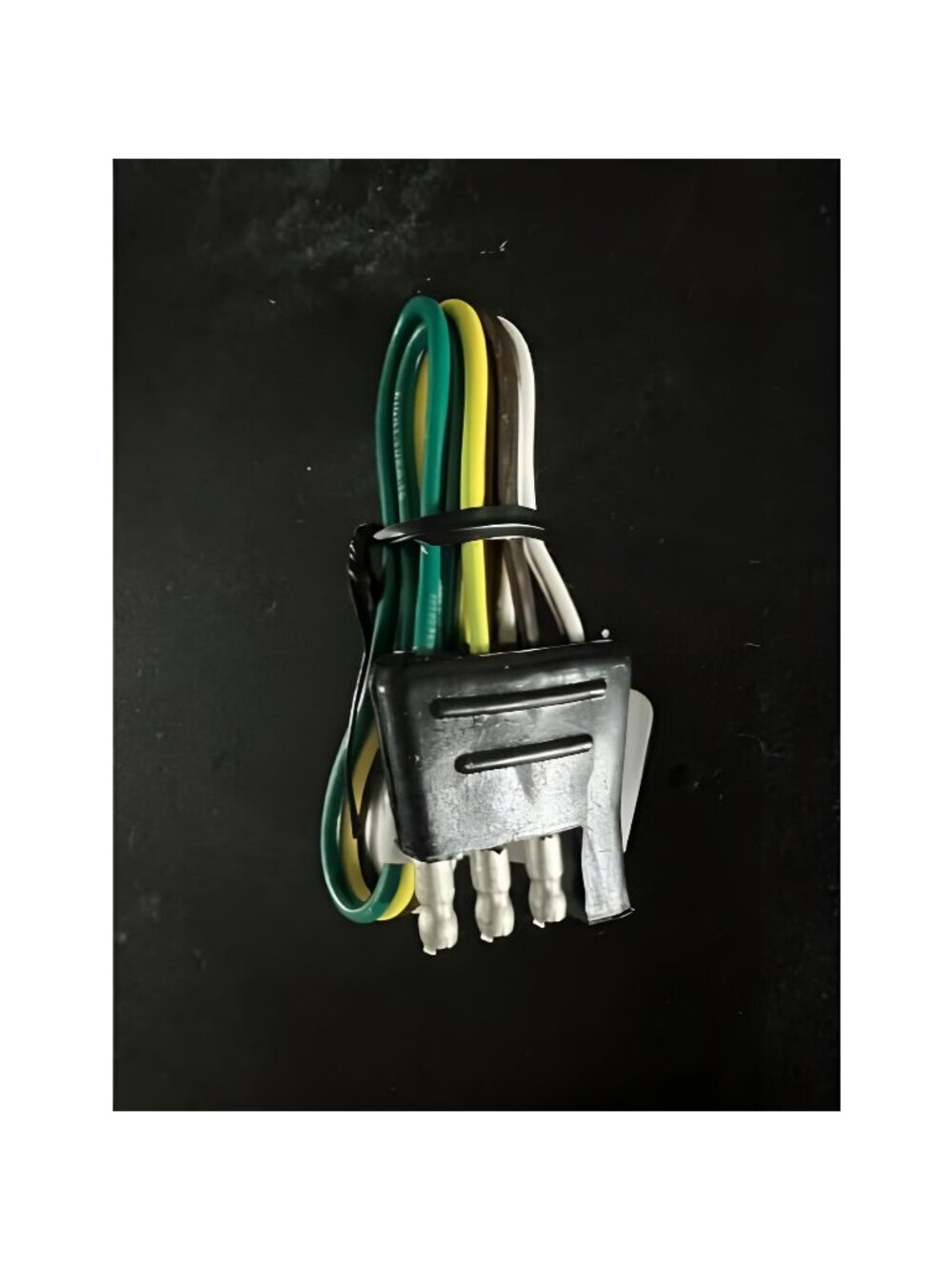 Trailer-Side 4-Pin Flat Wiring Harness with 12-Inch Wires